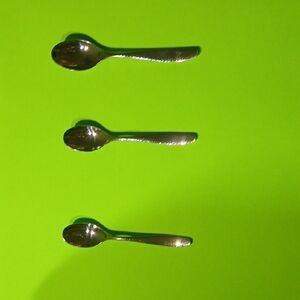 Set of Three Reed And Barton Stainless Steel Spoons